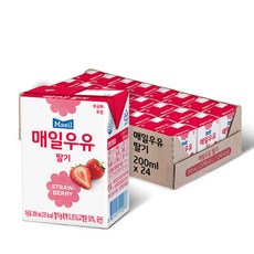 매일우유 멸균 딸기우유 200ml x 72팩