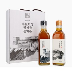 수원화성 통깨 100% 참기름 들기름 세트, 1세트, 300ml
