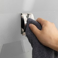 Itdaiga 免打孔黏貼式廚房抹布架 高級不鏽鋼多功能毛巾架, 銀, 1個