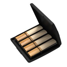 全新8片裝竹片收藏收納保存盒：高音/中音/次中音薩克斯風/豎笛通用竹片盒, 1個, 紙盒裝