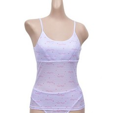 러브스토리 하트 물결패턴 주니어 끈 브라런닝 SN2201-0268 (Araium)