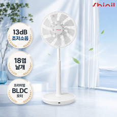 신일 좌석용 무소음 써큘레이터 BLDC 선풍기 35cm(14인치), SIF-W3514BL
