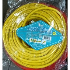 電精靈 電源延長線 3.5mm x 3C 15A 125V 1650W 動力延長線 新安規, 1個, FA3590 27米延長線(一條)