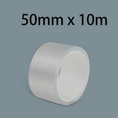 탄소 섬유 안티 스크래치 몰딩 스트립 자동차 도어 씰 보호기 비닐 스티커 트렁크 범퍼 가장자리, 50MM x 10m, 1개