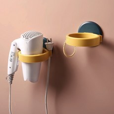 벽부착 드라이기 거치대, 1개, 화이트