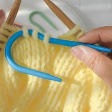 교차뜨기바늘 뜨개질 갈고리 꽈배기 바늘 4개 세트, 1개