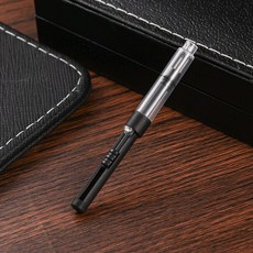 臺灣熱銷鋼筆吸墨器配件：推拉式、旋轉式上墨輔助器，適用多款鋼筆，輕鬆加墨, 1個, 推拉吸墨器內徑2.6mm