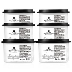 가성비가브랜드다 The 강력한 제올라이트 냉장고 탈취제 / 냉장 냉동 냄새제거, 6개, 300g