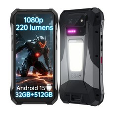 Unihertz 8849 TANK X 智能手機 1080P DLP投影機 5G 17600mAh, 黑色, 512GB