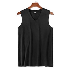 秋冬季無痕男士保暖背心 加絨加厚 打底衫 修身 內衣 馬甲