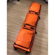 스노보드 데크 가방 엣지 스노우보드 캐리어 휠백, 1개, 회색파랑 160cm