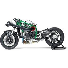 타미야 오토바이 시리즈 No.131 가와사키 Ninja H2R 프라 모델 14131, 1개