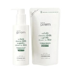 메이크프렘 세이프 미 릴리프 모이스처 클렌징밀크 200ml+리필 100ml x2SET (AD), 200ml, 2개