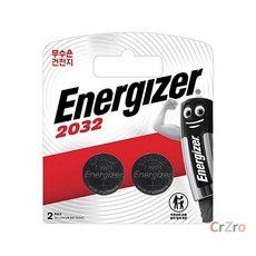 에너자이저 리튬 코인 건전지 3V CR2032 2개입 시계 차키 메인보드 수은