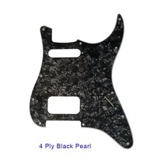 커스텀 기타 부품 미국멕시코 스크류 홀 스탠다드 픽가드 스크래치 플레이트, 색상: 18. 4Ply Black Pearl, 1개
