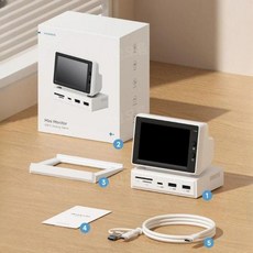 미니 모니터 디스플레이 3.5인치 노트북 데스크탑 연결 USB-C