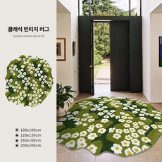 준하마켓 꽃밭러그 꽃밭발매트 카페트 풀밭러그