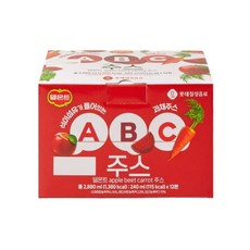 델몬트 ABC과채주스 240ml X12개입, 12개