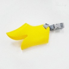 지앤리샵 오리모양 입마개 (노랑) M 강아지입마개