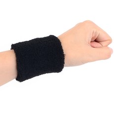 테니스손목보호대 헬스 골프 손목 아대 밴드 흰색, 1개