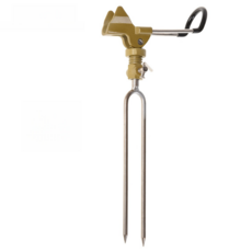 블루웨이브 낚시대 받침대 로드 거치대 고정 스탠드, 골드