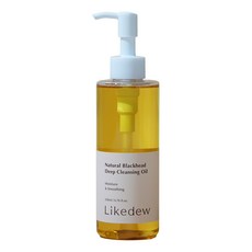 라이크듀 내츄럴 블랙헤드 딥 클렌징 오일 피지 제거 연화제 모공 화이트헤드 축소 수렴 메이크업 색조 식물성 클렌져오일, 1개, 200ml