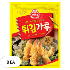 오뚜기 튀김가루, 2kg, 8개