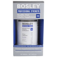 BOSLEY 男士活絡頭髮補充錠, 60顆, 1罐