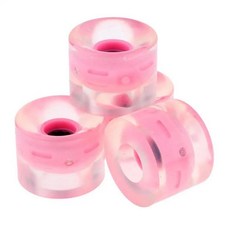 롱보드 스케이트보드용 코어 플래시 휠 핑크 블루 레드, 5. Pink