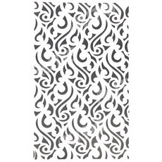 A40-0486 型染版(Stencil) - 蝶古巴特DIY簍空模板，塗鴉繪畫模版，輕鬆打造獨特藝術作品, 1個