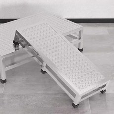 안전 발판 접이식 산업용 미끄럼방지 작업 간이 특대형, 40 40 10cm, 기본 차종