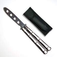 타이거피스트 무나사 발리송 트레이너 뼈리송 버터플라이나이프 나비칼 파우치포함, 1개