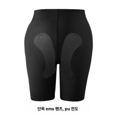 EMS 레깅스 저주파 다이어트 홈트 여자 운동복 요가복 필라테스, 블랙, 레깅스 단품 열프레스