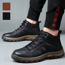 남성 내부 털 안감 따뜻한 발목 기장 트레킹 방한화 wsp57665xN