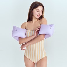 웨이브원더즈 성인 암튜브 여성 남성 팔튜브 암링, 2개, 퍼플