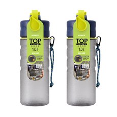 KOMAX Tower 水瓶 2p, 深藍色, 1L