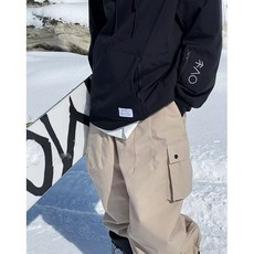 베베어스 남녀공용 방수방풍 스키바지 편안한 루즈핏 아웃도어 팬츠