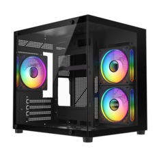 14代 i7 i9 水冷電競主機 支援多開模擬器, 1個, 套餐一 基礎款,全景機箱 (黑/白 顏色備註)