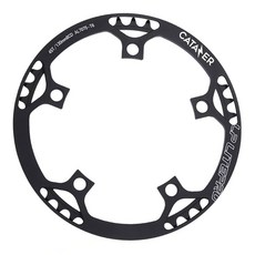 카타저 자전거 체인링 130BCD 알루미늄 합금 초경량 자전거 체인링 45T 47T 53T 56T 58T 접이식 자전거용 BMX 체인휠, black