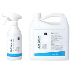 욕실청소를향기롭게 공간케어 강력 욕실청소세제 500ml+4L, 500ml