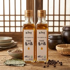 푸디헤븐 100% 통들깨 맑고 고소한 하늘빛 들기름, 2개, 180ml