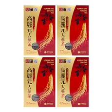 고려원 인삼차 100T, 100개입, 4개