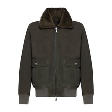 프랜지스콜렉션 칼라 레더 재킷