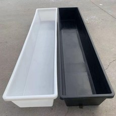 축산 여물통 소 먹이통 사료통 농장 대형 스테인리스 강판 철제 송아지 양, 1m 두꺼운 평바닥 화이트, 기타, 10cm