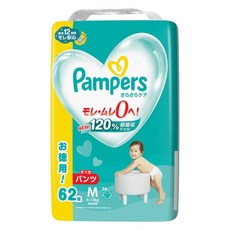 Pampers 幫寶適 乾爽護理紙尿褲, M, 62片
