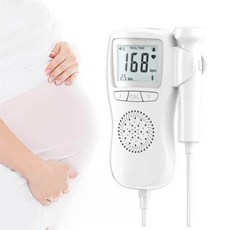심장 소리듣는기계 태아 음성충전 스탠다드 심장 엔젤그린, 화이트 블루투스 충전식 + 40ml 커플드
