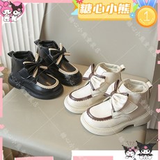 賣場新品 女童馬丁靴 秋冬季新款短靴兒童靴子公主刷毛軟底時尚透氣皮靴2025