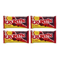 크런틴 초코팝 단백질바 N.Y. 초코, 4개, 48.5g