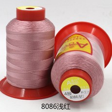 고강도 폴리에스터 기계 및 매트 원사 실 봉제 수제 0.4mm 실 수리용 신발 가죽 210D/4 소파, 8086, 1개