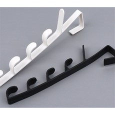 양면 도어후크 후크고리 도어행거, 블랙, 1개, 블랙